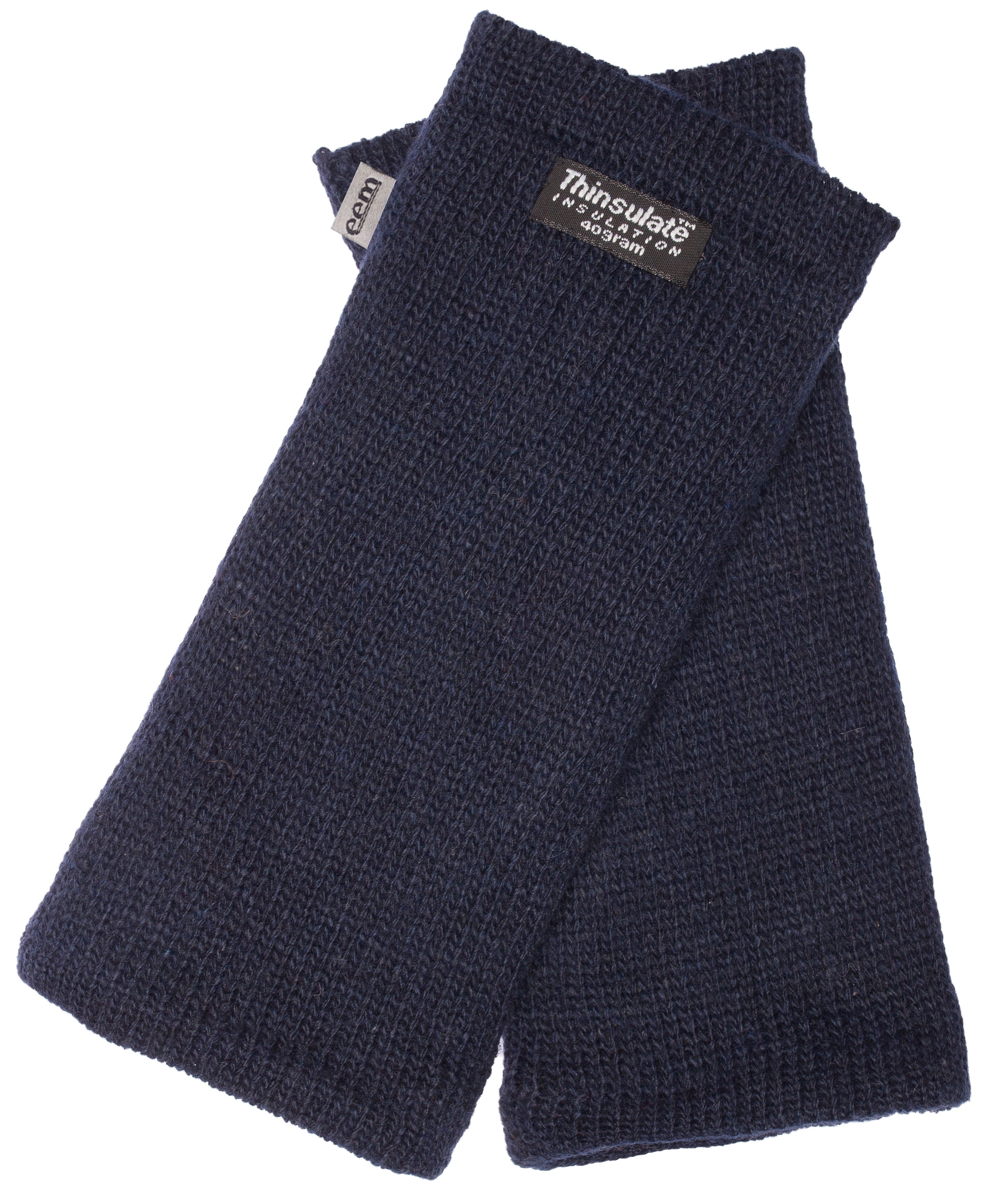 EEM Damen Strickhandschuhe Pulswärmer, weiche Wolle, Thinsulate Thermofutter, praktisches Daumenloch