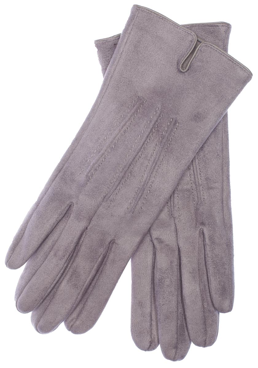 EEM Damen Handschuhe 100% vegan, Velours Optik, weiches elastisches Material, kuscheliges Teddyfleece