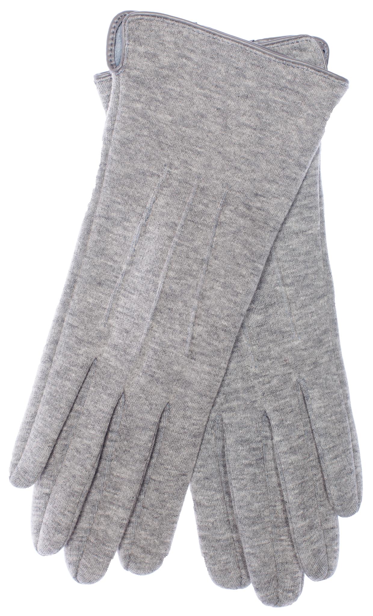 EEM Damenhandschuhe 100% vegan, weiche Baumwolle, Touchfunktion, kuscheliges Teddyfleece Futter