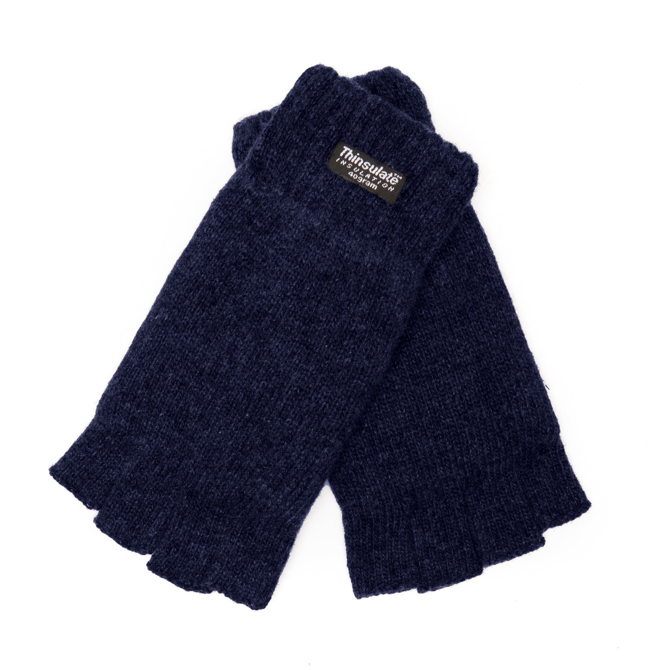 EEM Damen Halbfingerhandschuhe, weiche Wolle, Thinsulate Thermofutter, Halbfinger
