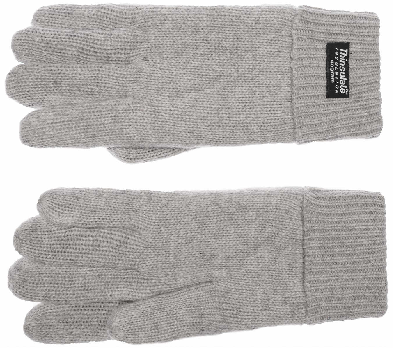 EEM Herren Strickhandschuhe, weiche Wolle, Thinsulate Thermofutter