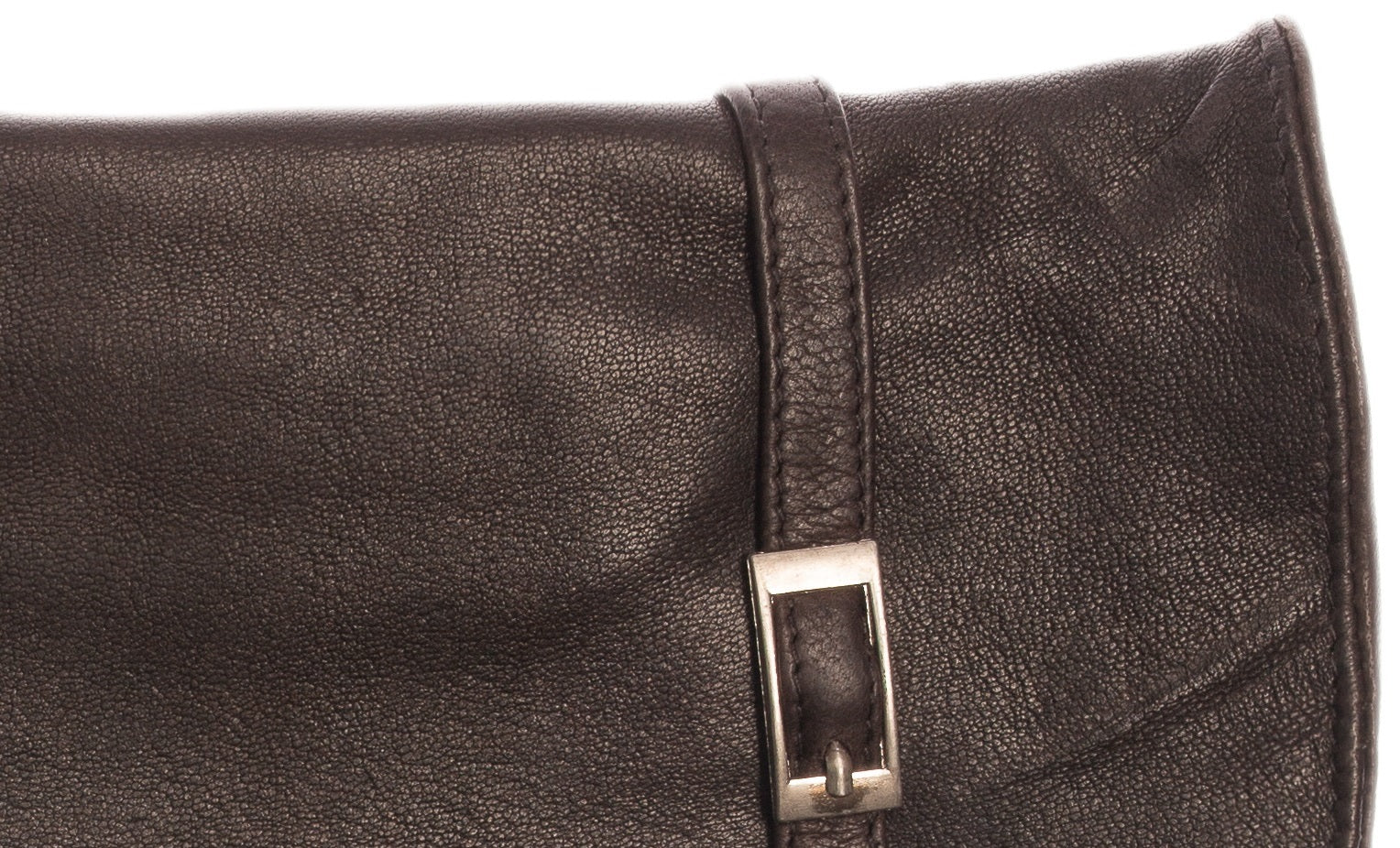EEM Damen Lederhandschuhe, weiches italienisches Leder, Fleecefutter, Zierriegel